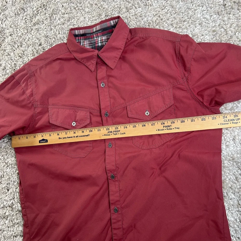 Kuhl Blue and Brown Plaid/Maroon Button-Down Shirt lot - Picture 4 of 14